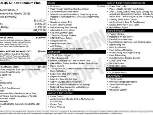 Certified 2025 Audi Q5 Premium Plus w/ Premium Plus image 52