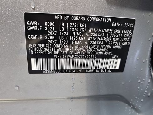 New 2026 Subaru Ascent Limited image 36