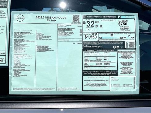 New 2026 Nissan Rogue SV FWD image 12