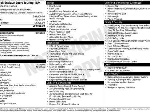 Used 2025 Buick Enclave Sport Touring w/ Power Package FWD image 34