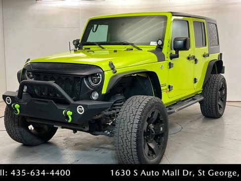 Used 2017 Jeep Wrangler Unlimited Sport w/ Connectivity Group AWD/4WD image 1