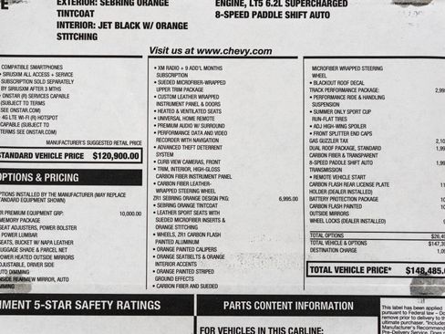 Used 2019 Chevrolet Corvette ZR1 RWD image 25