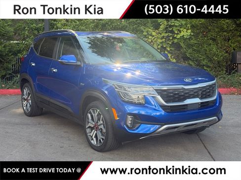 Used 2021 Kia Seltos SX w/ SX Sunroof Package AWD/4WD image 1