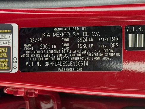 Certified 2025 Kia K4 EX FWD image 29