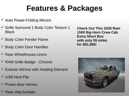 Used 2026 RAM 1500 Big Horn AWD/4WD image 25
