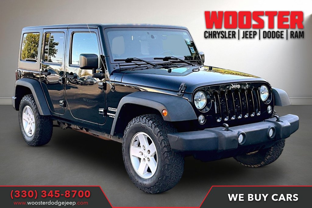 Used 2017 Jeep Wrangler Unlimited Sport w/ Quick Order Package 24S AWD/4WD image 1