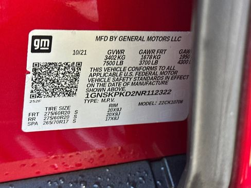 Used 2022 Chevrolet Tahoe Z71 w/ Luxury Package image 43