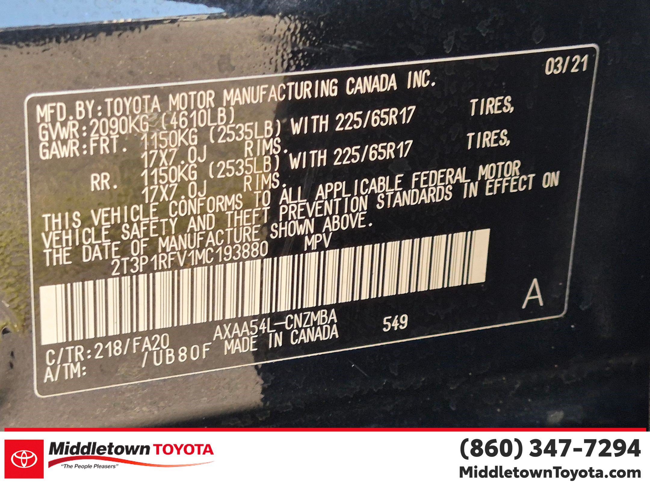 Used 2021 Toyota RAV4 XLE w/ Convenience Package AWD/4WD image 40