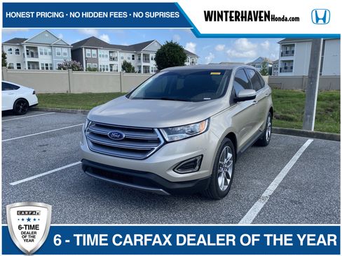 Used 2018 Ford Edge Titanium w/ Ford Safe & Smart Package FWD image 1