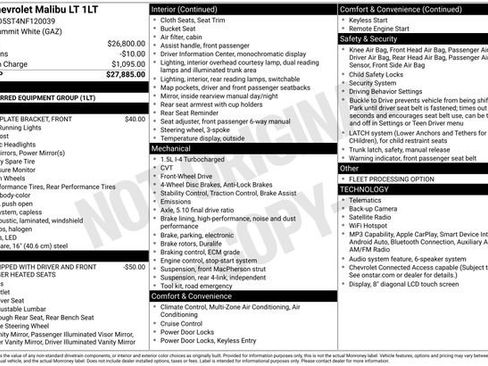 Used 2022 Chevrolet Malibu LT FWD image 39