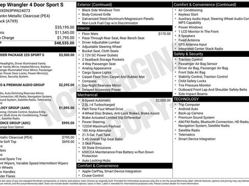 Used 2023 Jeep Wrangler Unlimited Sport AWD/4WD image 6