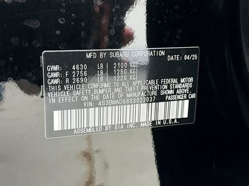 Used 2025 Subaru Legacy Premium w/ Popular Package #1 image 9