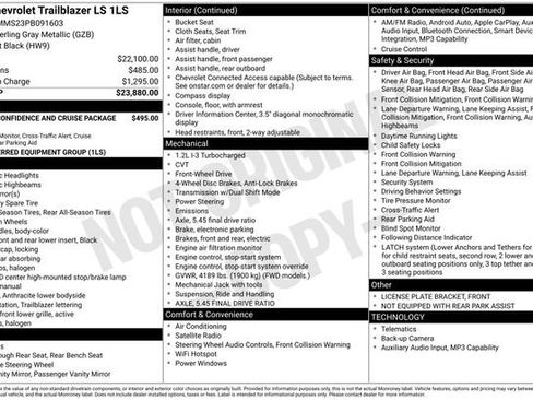 Used 2023 Chevrolet TrailBlazer LS image 4