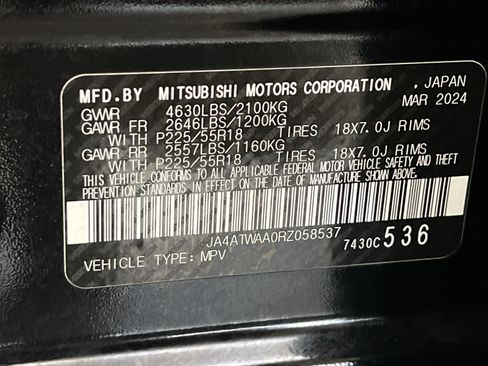 Used 2024 Mitsubishi Eclipse Cross SE AWD/4WD image 37