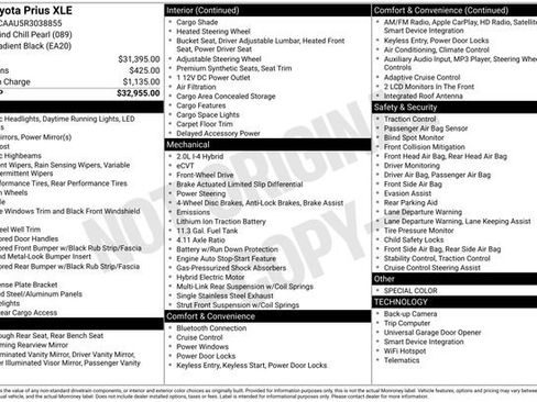 Used 2024 Toyota Prius XLE image 38