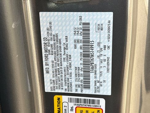 Used 2021 Ford Mustang Premium w/ Equipment Group 201A RWD image 32