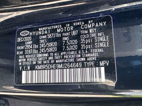 Used 2021 Hyundai Palisade Limited w/ Cargo Package AWD/4WD image 33