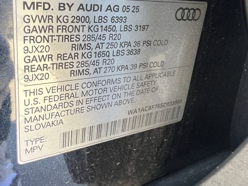 Certified 2025 Audi Q7 2.0T Premium w/ Convenience Plus Package image 37