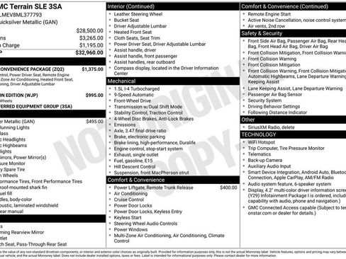 Used 2021 GMC Terrain SLE w/ Driver Convenience Package FWD image 23