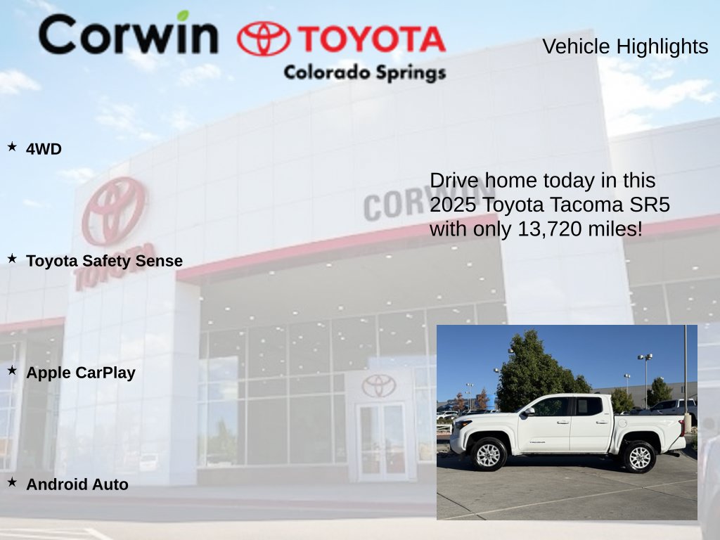 Used 2025 Toyota Tacoma SR5 AWD/4WD image 6