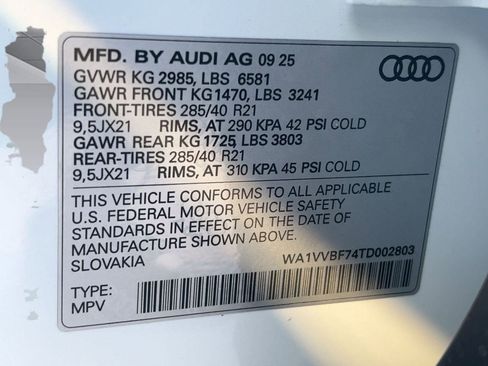 New 2026 Audi Q7 3.0T Prestige image 20