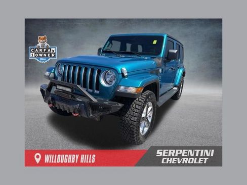 Used 2020 Jeep Wrangler Unlimited Sahara w/ Cold Weather Group AWD/4WD image 1