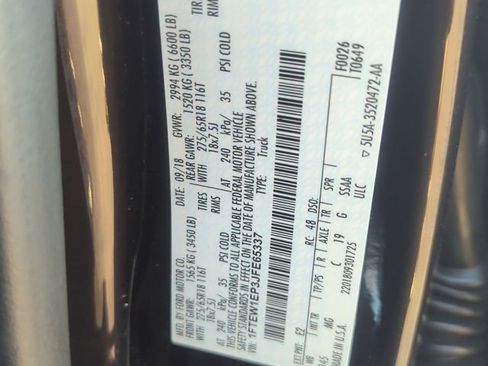 Used 2018 Ford F150 XLT w/ Equipment Group 302A Luxury image 29