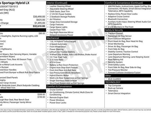 Certified 2026 Kia Sportage LX FWD image 29