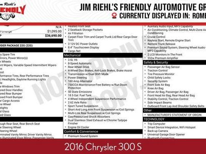 Used 2016 Chrysler 300 S