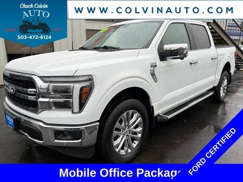 Certified 2025 Ford F150 Lariat w/ Mobile Office Package AWD/4WD image 2