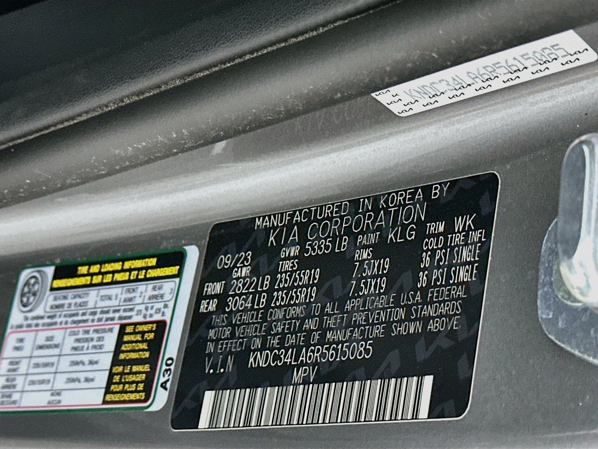 Used 2024 Kia EV6 Wind w/ Wind Technology Package RWD image 12