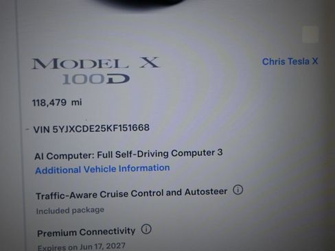 Used 2019 Tesla Model X 100D AWD/4WD image 15