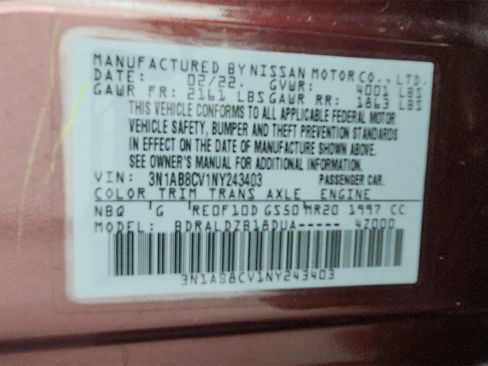 Used 2022 Nissan Sentra SV image 11