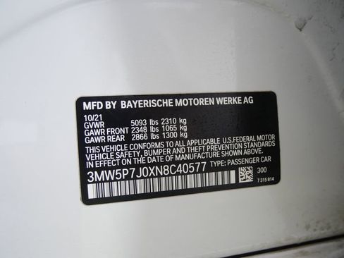 Used 2022 BMW 330e w/ M Sport Package RWD image 24