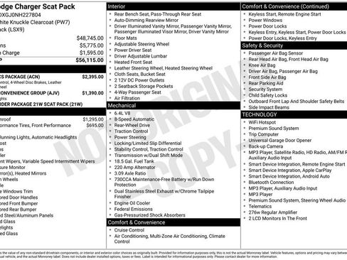 Used 2022 Dodge Charger Scat Pack w/ Dynamics Package RWD image 15