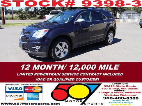 Used 2015 Chevrolet Equinox LTZ AWD/4WD image 2