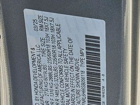 Used 2025 Honda Odyssey EX-L image 15