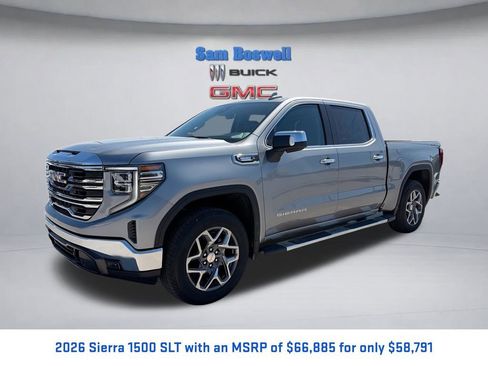 New 2026 GMC Sierra 1500 SLT w/ SLT Premium Package AWD/4WD image 1