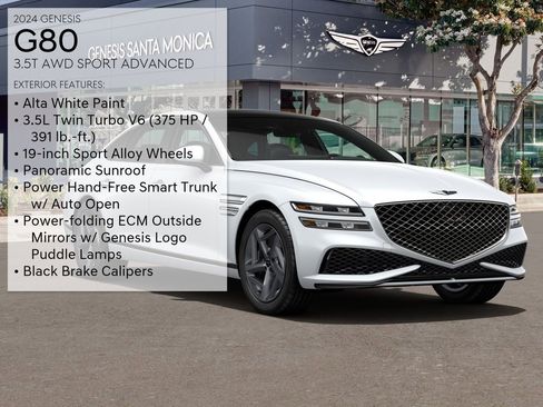 Used 2024 Genesis G80 3.5T Sport AWD/4WD image 10
