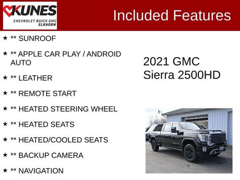 Used 2021 GMC Sierra 2500 Denali w/ Denali Black Diamond Edition image 2