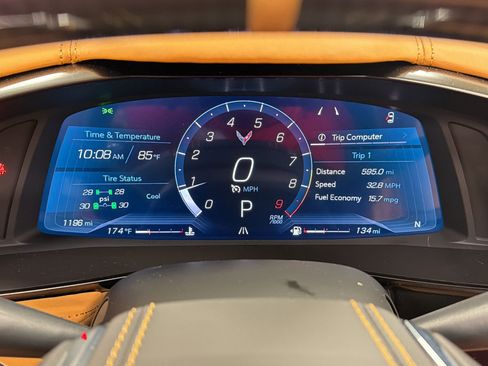 Used 2025 Chevrolet Corvette Z06 w/ Chrome Exterior Badge Package RWD image 18