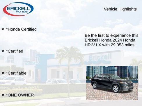 Certified 2024 Honda HR-V LX image 9