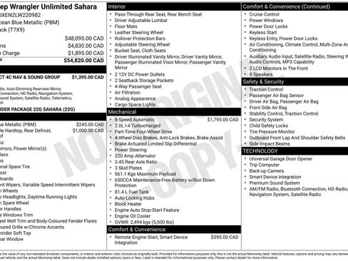 Used 2020 Jeep Wrangler Unlimited Sahara w/ Uconnect 4C Nav & Sound Group image 3