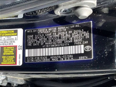 Used 2019 Toyota Camry SE FWD image 17