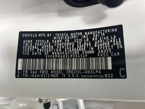 Used 2020 Toyota Corolla LE FWD image 33