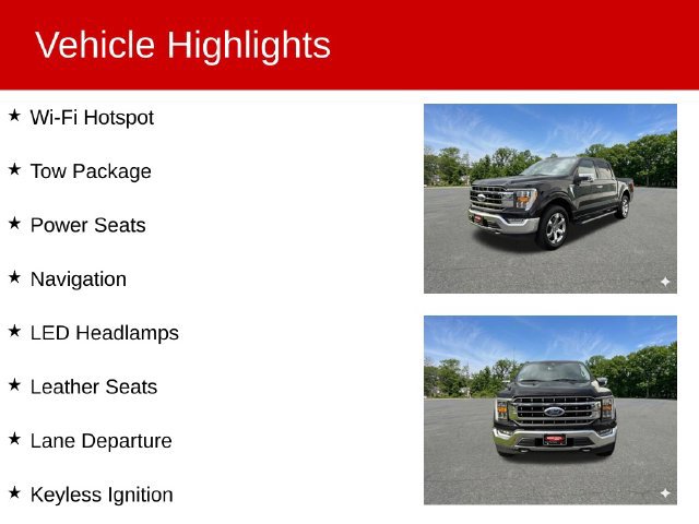 Used 2022 Ford F150 Lariat AWD/4WD image 2