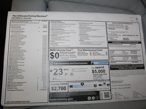 New 2026 BMW X7 xDrive40i w/ Premium Package image 23