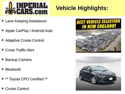Certified 2025 Toyota Corolla LE image 3