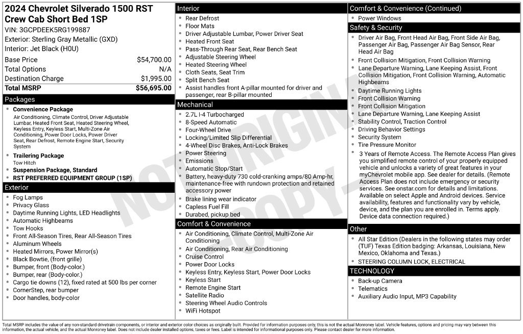 Used 2024 Chevrolet Silverado 1500 RST AWD/4WD image 8