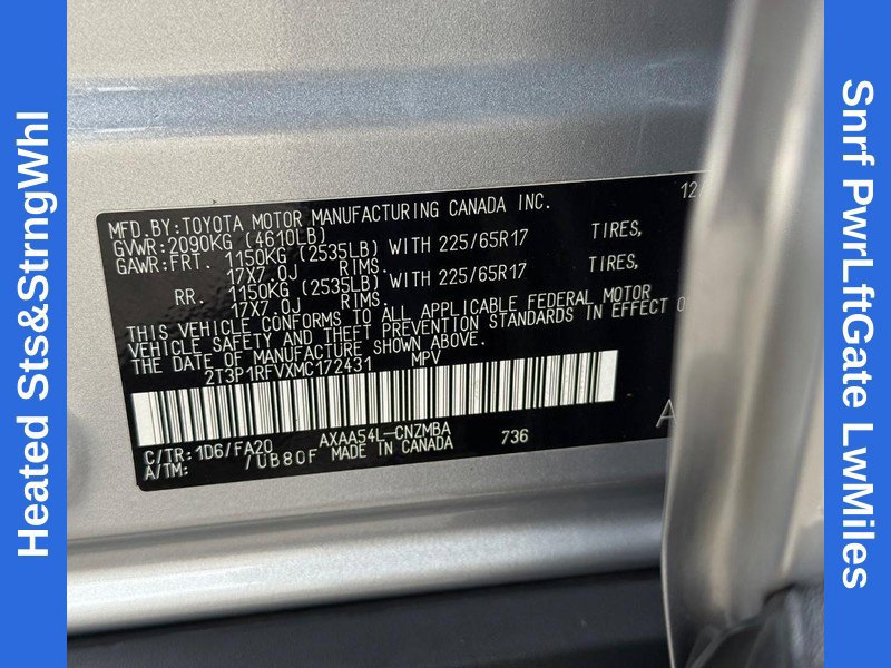 Used 2021 Toyota RAV4 XLE w/ Convenience Package AWD/4WD image 31